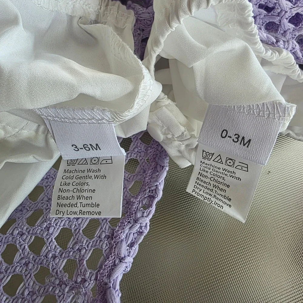 NWOT crochet Halloween outfit romper playsuit 0-3 Months U50